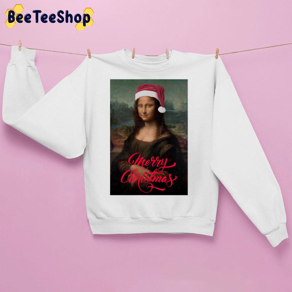 Monalisa Merry Christmas Trending Unisex Sweatshirt Monalisa Merry Christmas Trending Unisex Sweatshirt