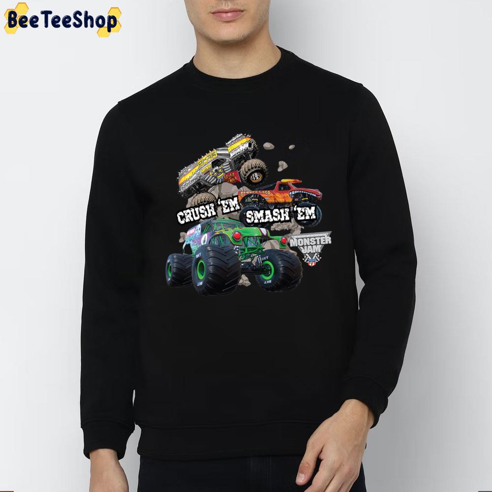 Monster Jam Artwork Monster Trucks Trending Unisex Sweatshirt Monster Jam Artwork Monster Trucks Trending Unisex Sweatshirt