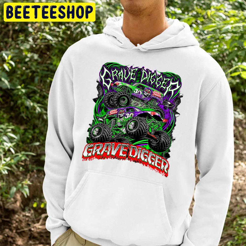 Monster Jam Grave Digger Monster Truck Art Fans Trending Unisex Hoodie Monster Jam Grave Digger Monster Truck Art Fans Trending Unisex Hoodie