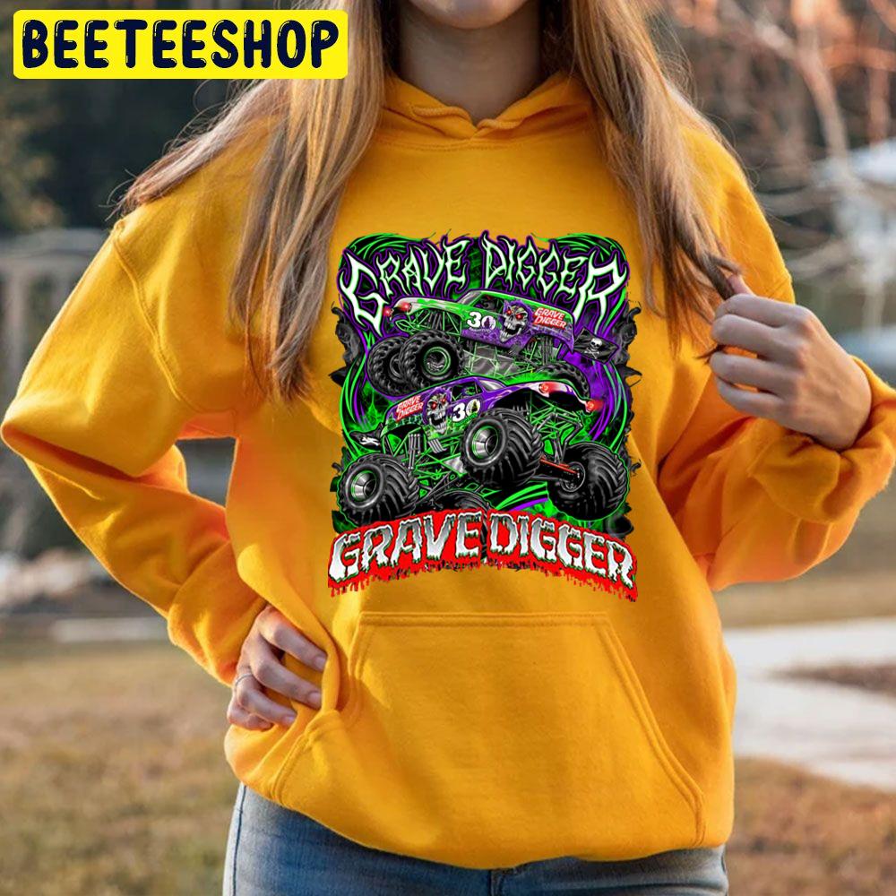Monster Jam Grave Digger Monster Truck Art Fans Trending Unisex Hoodie Monster Jam Grave Digger Monster Truck Art Fans Trending Unisex Hoodie