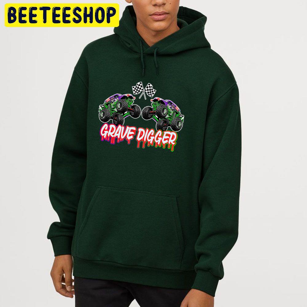 Monster Jam Grave Digger Monster Truck Fanart Ideas Racin Flag Trending Unisex Hoodie Monster Jam Grave Digger Monster Truck Fanart Ideas Racin Flag Trending Unisex Hoodie