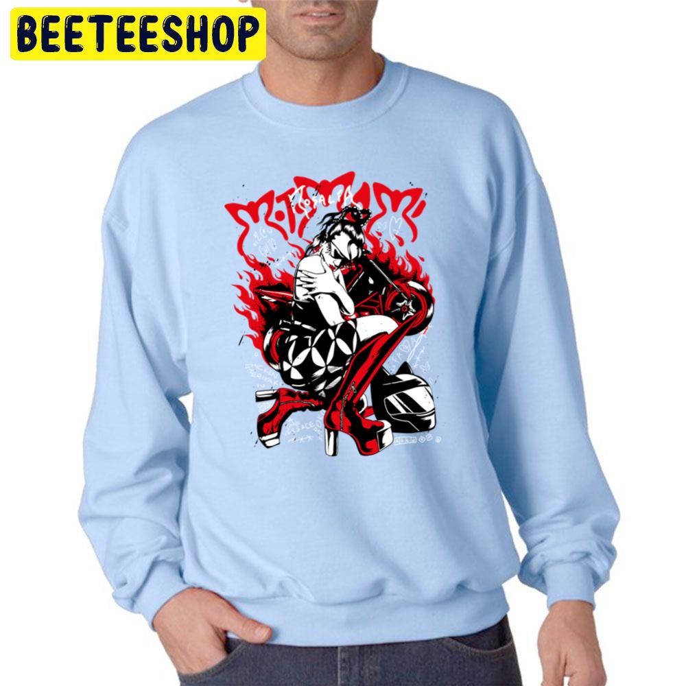 Motomami Black Red Rosalía Trending Unisex Sweatshirt Motomami Black Red Rosalía Trending Unisex Sweatshirt