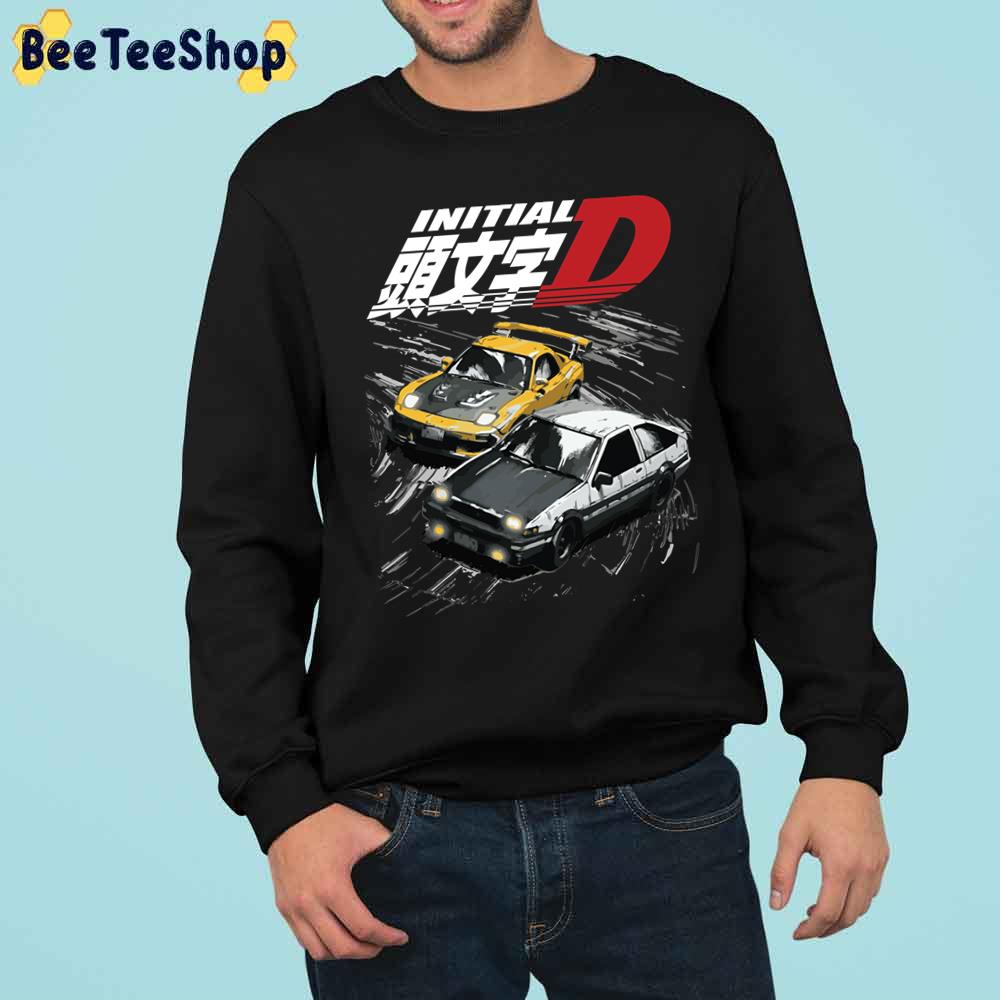 Mountain Drift Racing Initial D Tandems Ae86 Vs Fd Rx-7 Trending Unisex Sweatshirt Mountain Drift Racing Initial D Tandems Ae86 Vs Fd Rx-7 Trending Unisex Sweatshirt