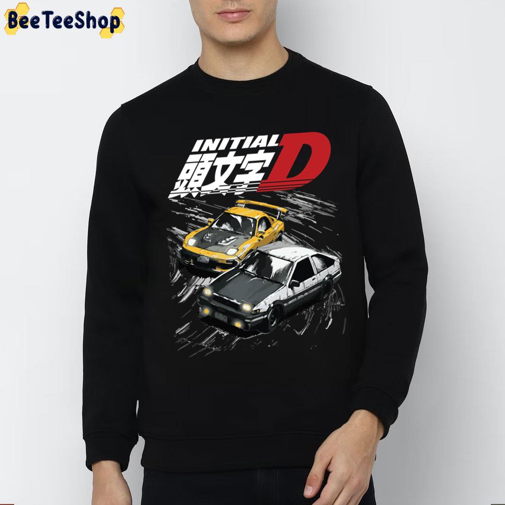 Mountain Drift Racing Initial D Tandems Ae86 Vs Fd Rx-7 Trending Unisex Sweatshirt Mountain Drift Racing Initial D Tandems Ae86 Vs Fd Rx-7 Trending Unisex Sweatshirt