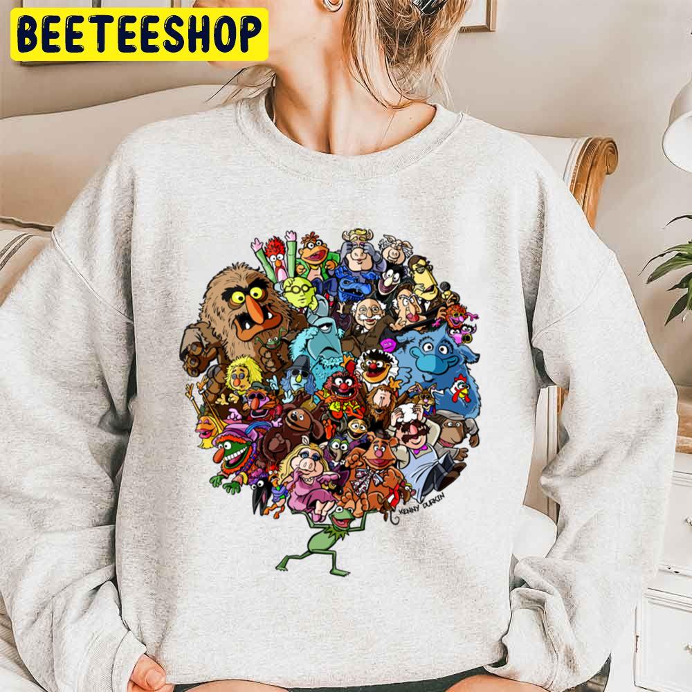 Muppets World Of Friendship Cartoon Art Trending Unisex Sweatshirt Muppets World Of Friendship Cartoon Art Trending Unisex Sweatshirt
