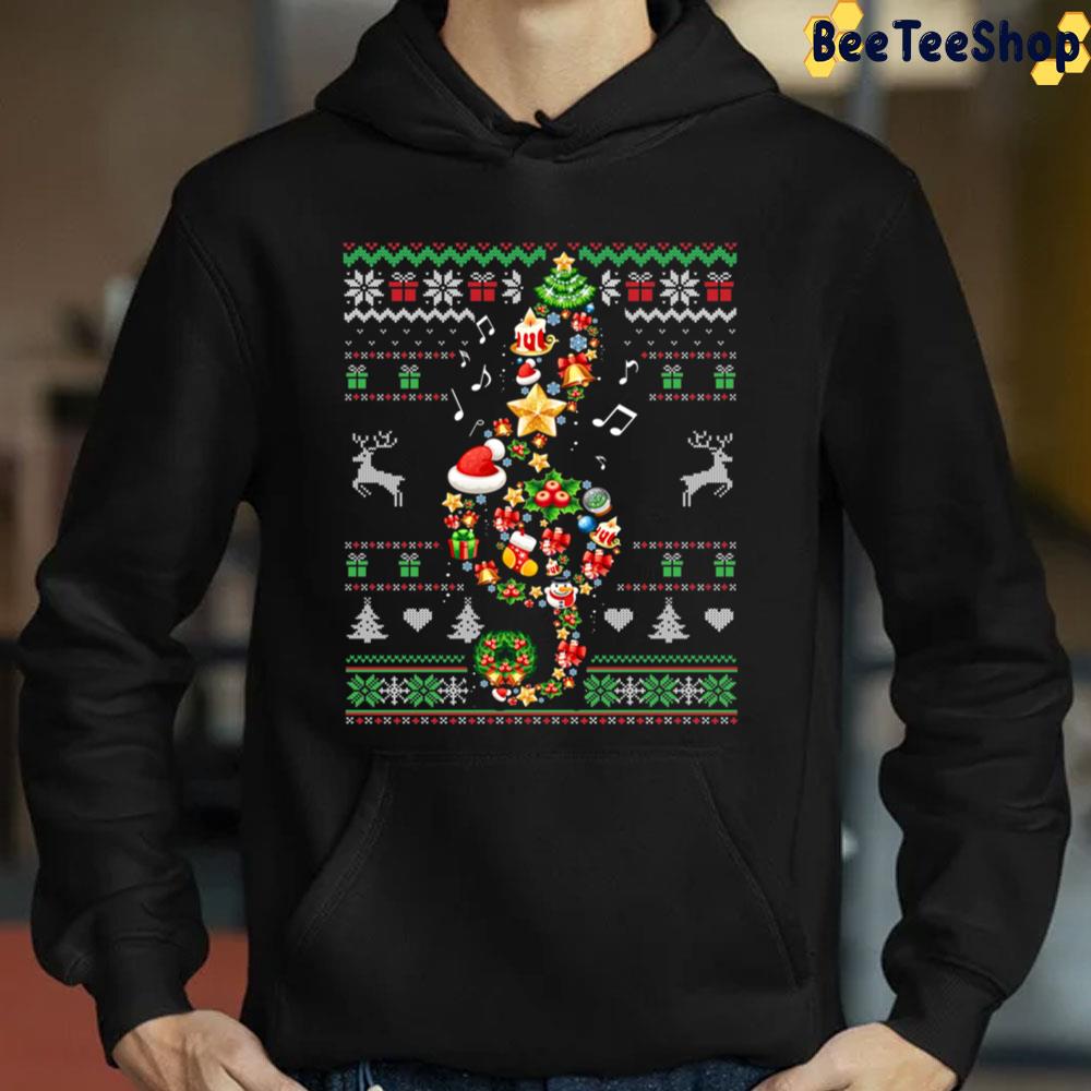 Music Note Christmas Knit Pattern Trending Unisex Sweatshirt Music Note Christmas Knit Pattern Trending Unisex Sweatshirt