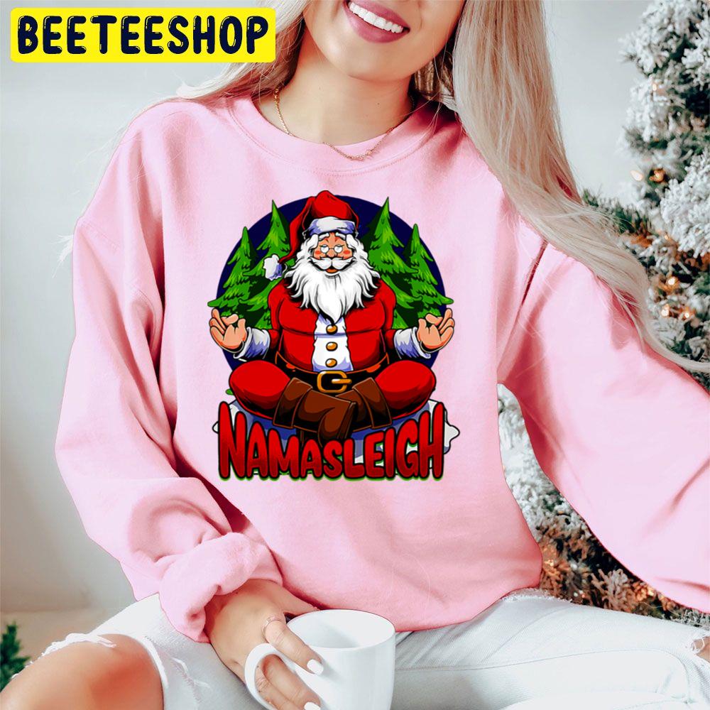 Namasleigh Santa Christmas Trending Unisex Hoodie Namasleigh Santa Christmas Trending Unisex Hoodie