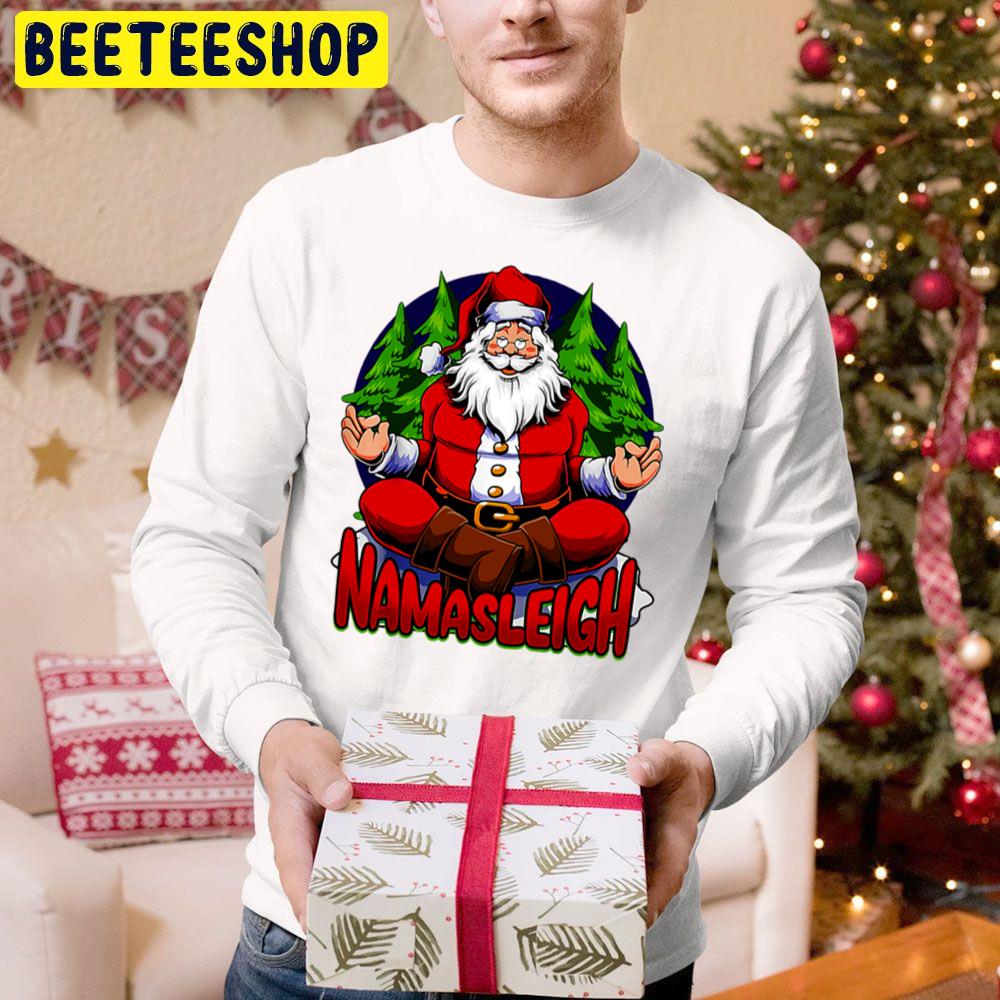 Namasleigh Santa Christmas Trending Unisex Hoodie Namasleigh Santa Christmas Trending Unisex Hoodie