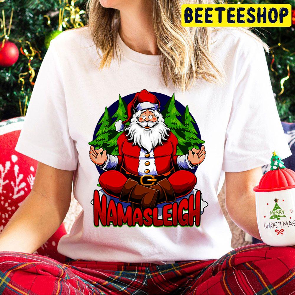 Namasleigh Santa Christmas Trending Unisex Hoodie Namasleigh Santa Christmas Trending Unisex Hoodie