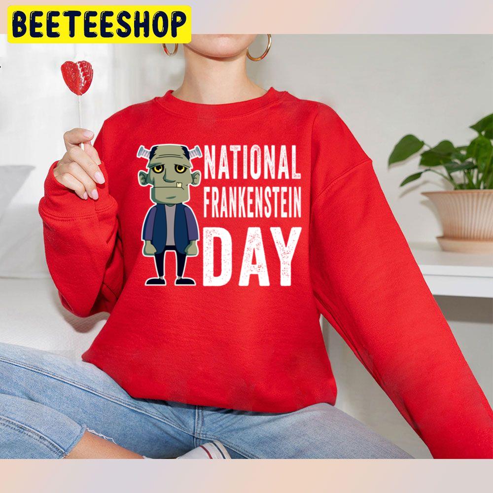 National Frankenstein Day Trending Unisex Sweatshirt National Frankenstein Day Trending Unisex Sweatshirt
