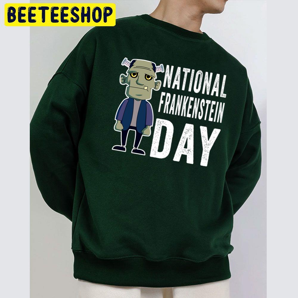 National Frankenstein Day Trending Unisex Sweatshirt National Frankenstein Day Trending Unisex Sweatshirt