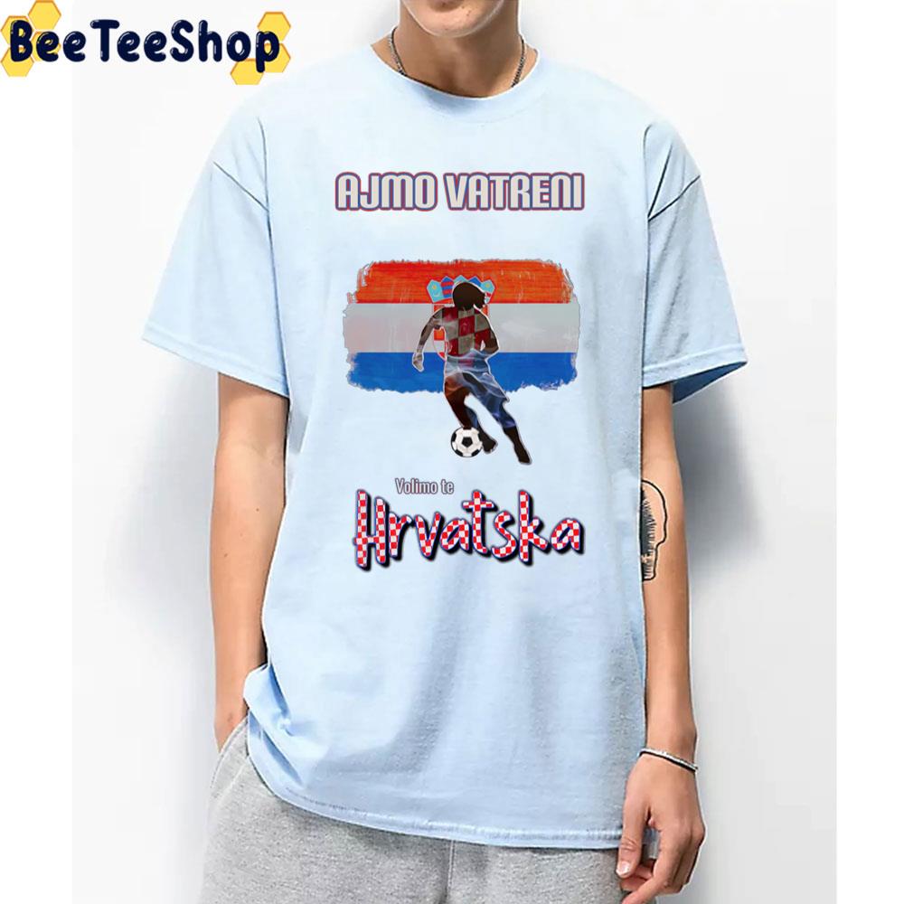 National Team Croatia Soccer Fan Design Trending Unisex T-Shirt National Team Croatia Soccer Fan Design Trending Unisex T-Shirt