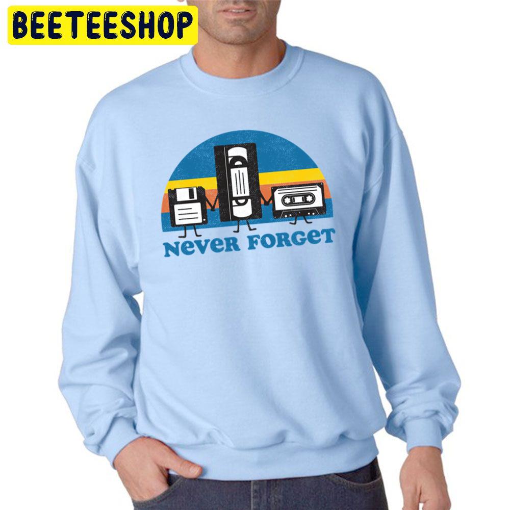 Never Forget Memory Stick Tape Recorder Trending Unisex Sweatshirt Never Forget Memory Stick Tape Recorder Trending Unisex Sweatshirt