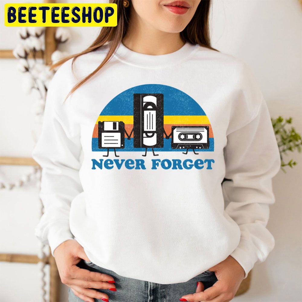 Never Forget Memory Stick Tape Recorder Trending Unisex Sweatshirt Never Forget Memory Stick Tape Recorder Trending Unisex Sweatshirt
