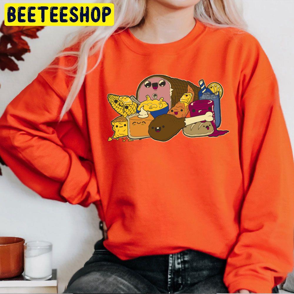 Noms Thanksgiving Foods Trending Unisex Sweatshirt Noms Thanksgiving Foods Trending Unisex Sweatshirt