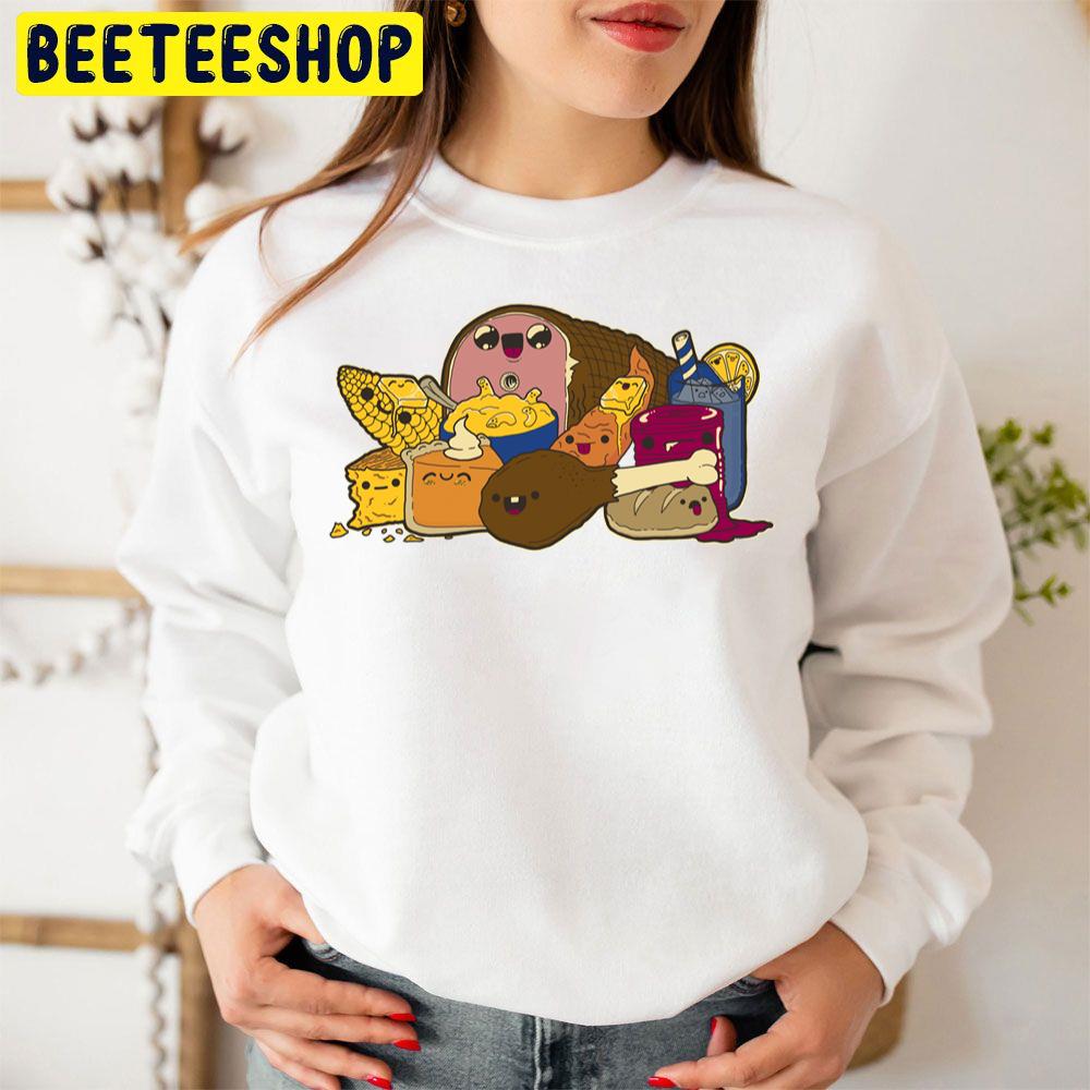 Noms Thanksgiving Foods Trending Unisex Sweatshirt Noms Thanksgiving Foods Trending Unisex Sweatshirt