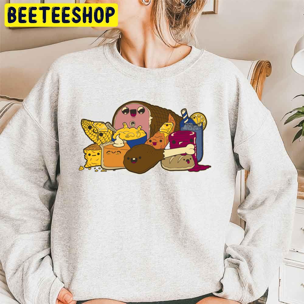 Noms Thanksgiving Foods Trending Unisex Sweatshirt Noms Thanksgiving Foods Trending Unisex Sweatshirt