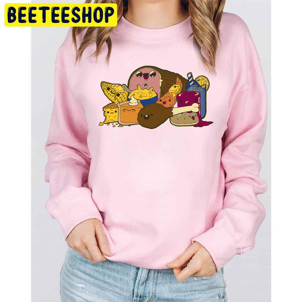 Noms Thanksgiving Foods Trending Unisex Sweatshirt Noms Thanksgiving Foods Trending Unisex Sweatshirt