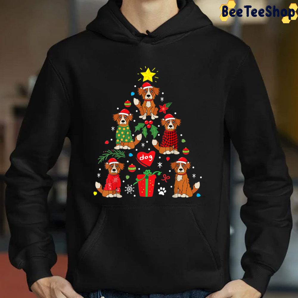 Nova Scotia Duck Tolling Retriever Christmas Toller Dog Tree Trending Unisex Sweatshirt Nova Scotia Duck Tolling Retriever Christmas Toller Dog Tree Trending Unisex Sweatshirt