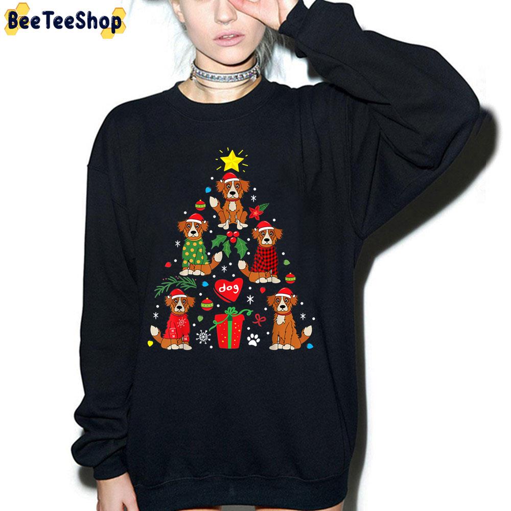 Nova Scotia Duck Tolling Retriever Christmas Toller Dog Tree Trending Unisex Sweatshirt Nova Scotia Duck Tolling Retriever Christmas Toller Dog Tree Trending Unisex Sweatshirt