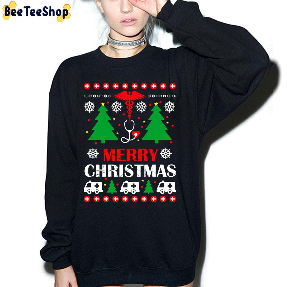 Nurse Knit Merry Christmas Nursing Trending Unisex Sweatshirt Nurse Knit Merry Christmas Nursing Trending Unisex Sweatshirt