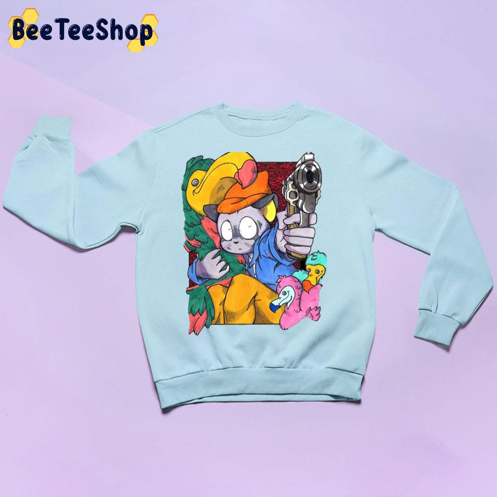 Odd Taxi Tanaka Holding On Dodos Trending Unisex Sweatshirt Odd Taxi Tanaka Holding On Dodos Trending Unisex Sweatshirt