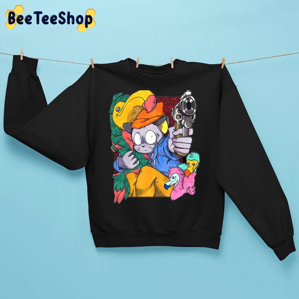 Odd Taxi Tanaka Holding On Dodos Trending Unisex Sweatshirt Odd Taxi Tanaka Holding On Dodos Trending Unisex Sweatshirt