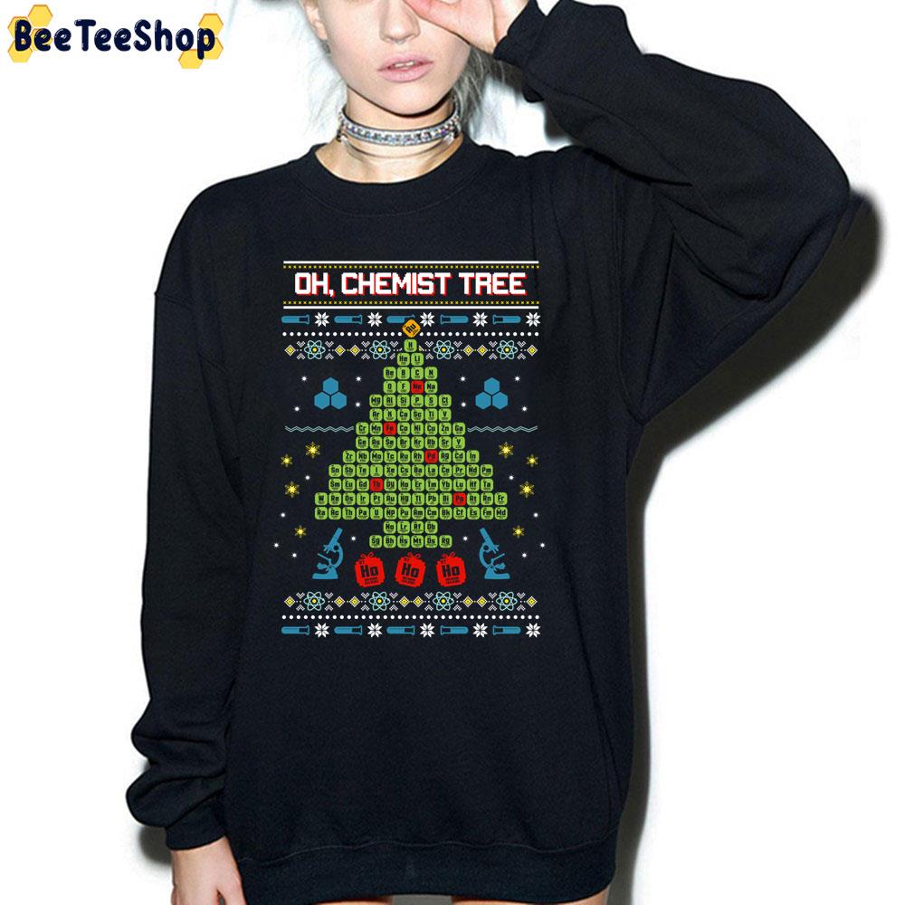 Oh Chemist Tree Knit Christmas Trending Unisex Sweatshirt Oh Chemist Tree Knit Christmas Trending Unisex Sweatshirt