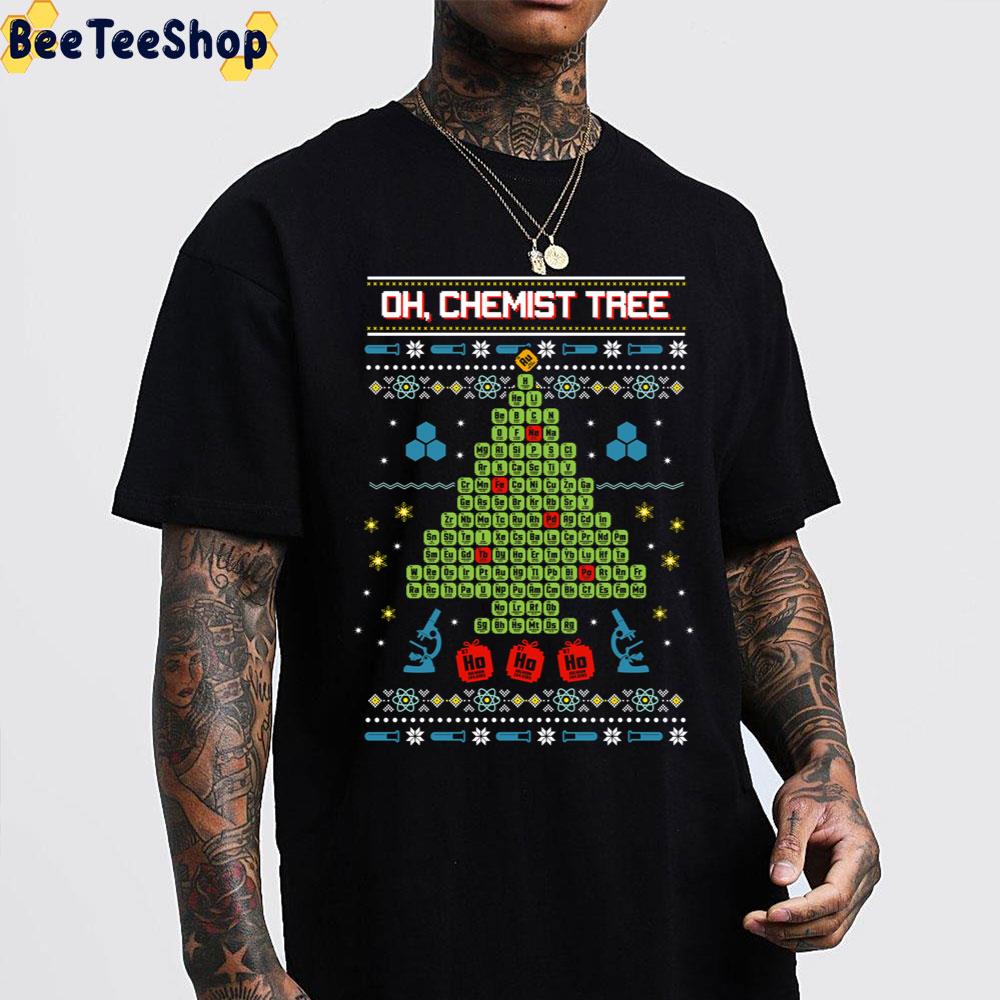 Oh Chemist Tree Knit Christmas Trending Unisex Sweatshirt Oh Chemist Tree Knit Christmas Trending Unisex Sweatshirt
