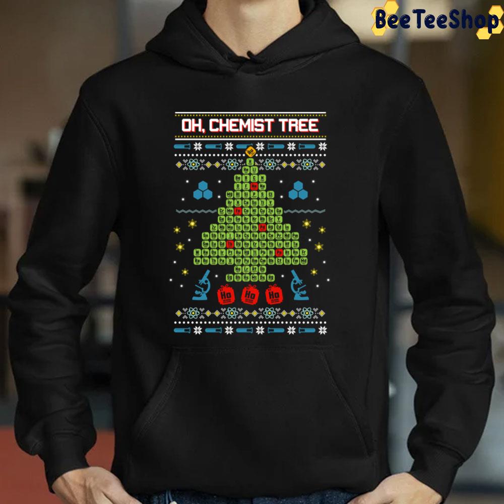 Oh Chemist Tree Knit Christmas Trending Unisex Sweatshirt Oh Chemist Tree Knit Christmas Trending Unisex Sweatshirt