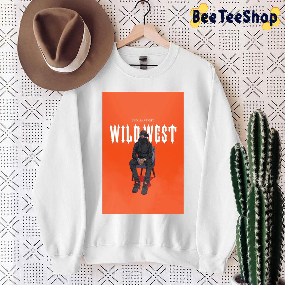 Orange Art Central Cee Wild West Trending Unisex Sweatshirt Orange Art Central Cee Wild West Trending Unisex Sweatshirt