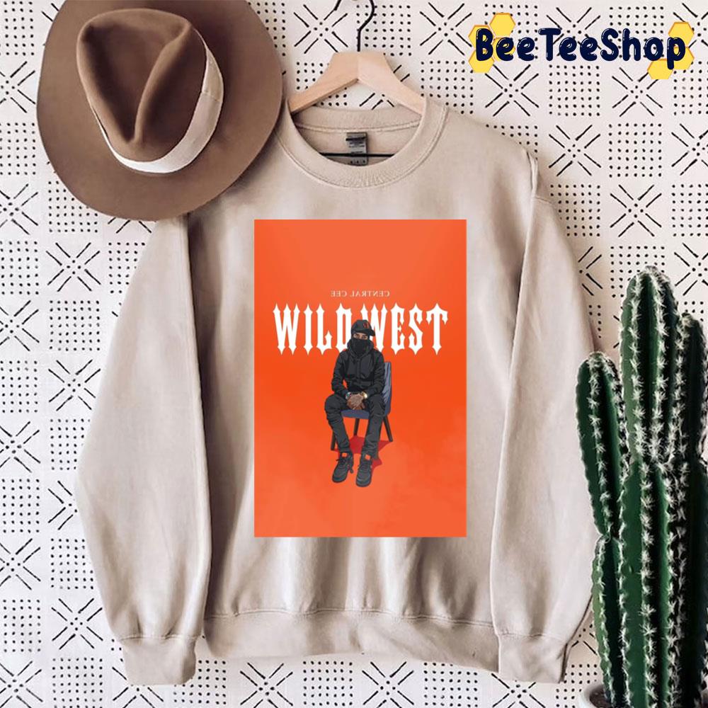 Orange Art Central Cee Wild West Trending Unisex Sweatshirt Orange Art Central Cee Wild West Trending Unisex Sweatshirt
