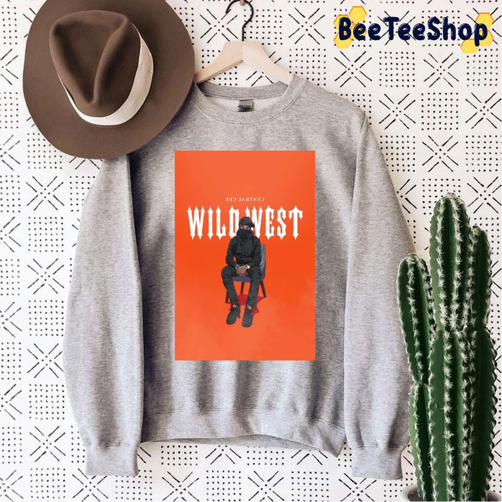 Orange Art Central Cee Wild West Trending Unisex Sweatshirt Orange Art Central Cee Wild West Trending Unisex Sweatshirt