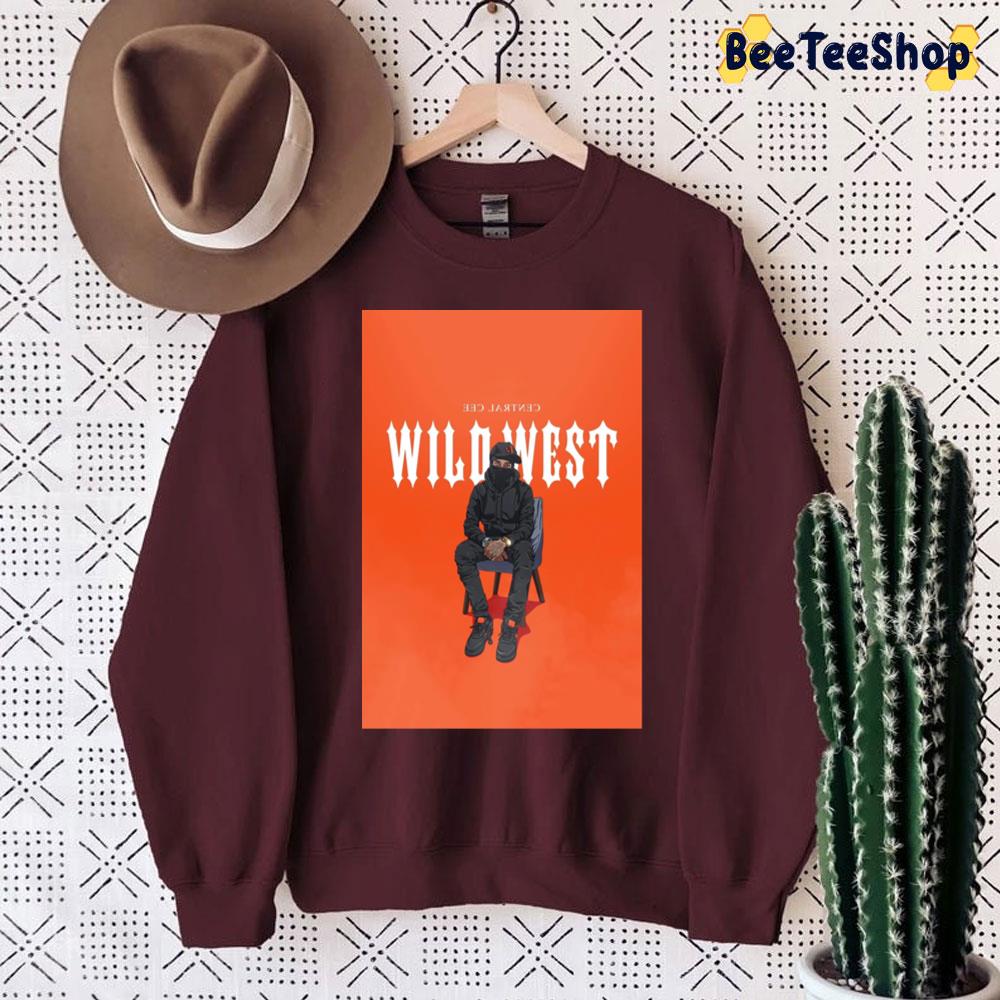 Orange Art Central Cee Wild West Trending Unisex Sweatshirt Orange Art Central Cee Wild West Trending Unisex Sweatshirt