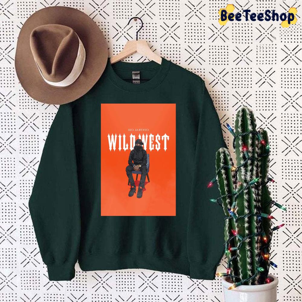 Orange Art Central Cee Wild West Trending Unisex Sweatshirt Orange Art Central Cee Wild West Trending Unisex Sweatshirt