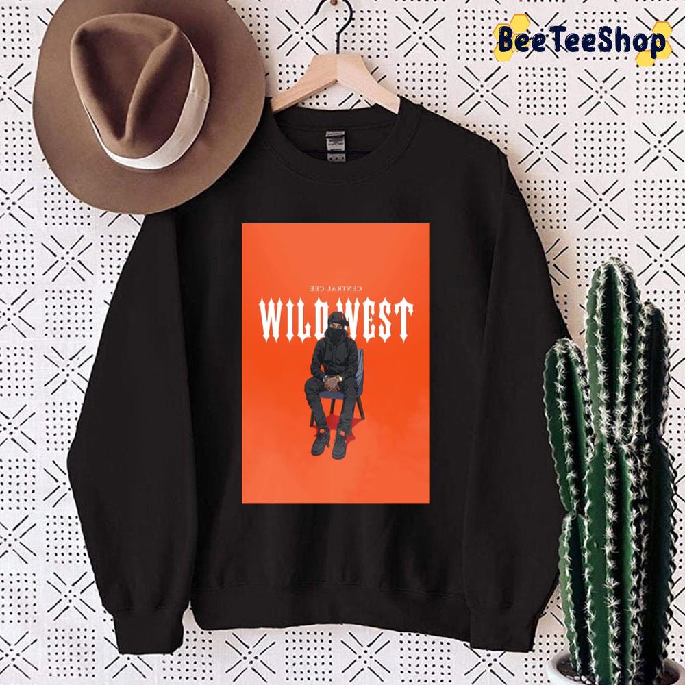 Orange Art Central Cee Wild West Trending Unisex Sweatshirt Orange Art Central Cee Wild West Trending Unisex Sweatshirt