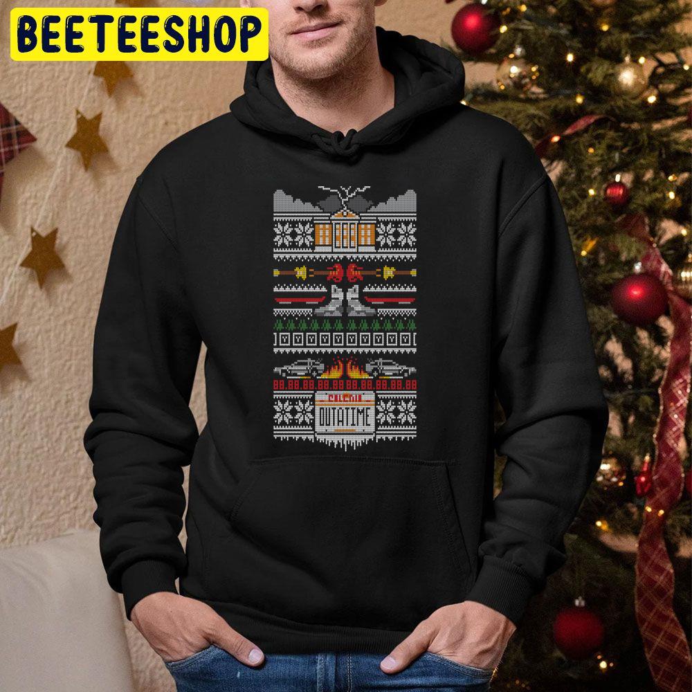 Outatime Christmas Knit Pattern Trending Unisex Hoodie Outatime Christmas Knit Pattern Trending Unisex Hoodie