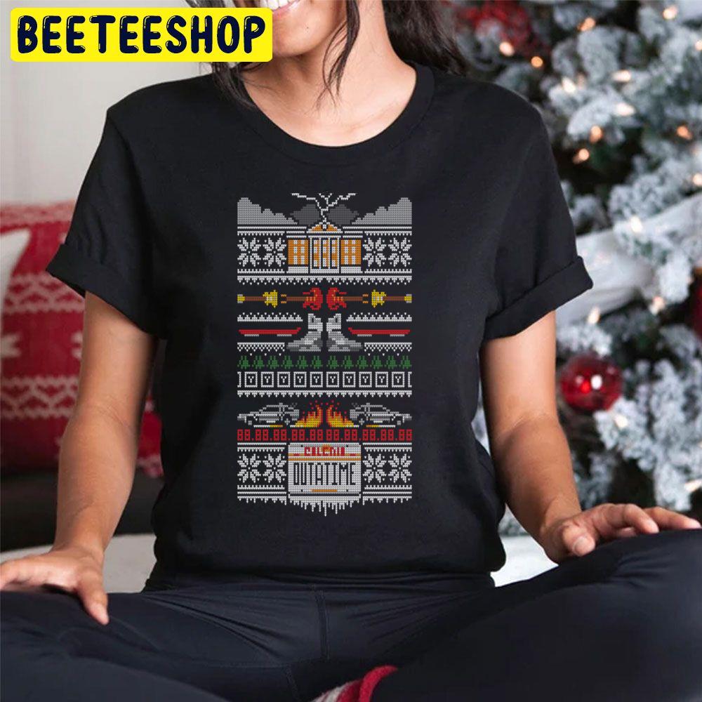 Outatime Christmas Knit Pattern Trending Unisex Hoodie Outatime Christmas Knit Pattern Trending Unisex Hoodie