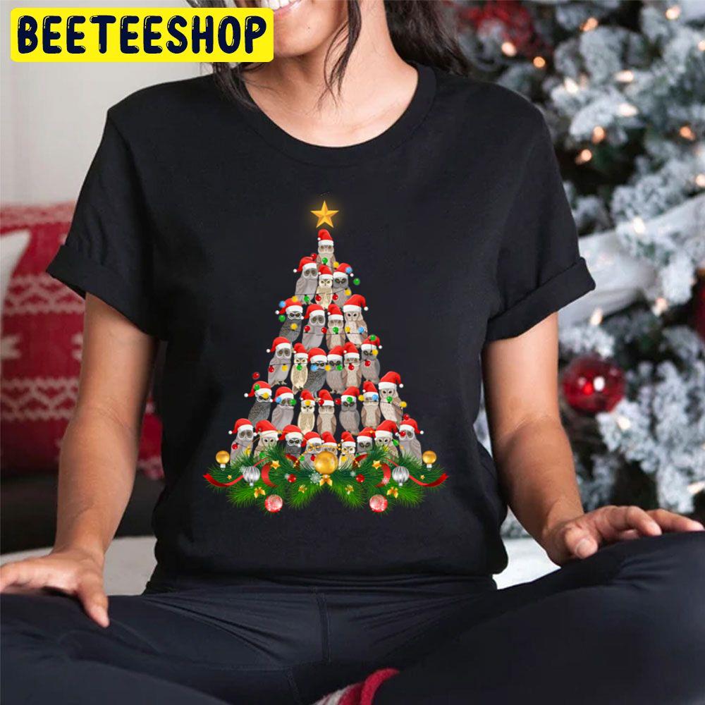 Owl Christmas Tree Merry Christmas Trending Unisex Hoodie Owl Christmas Tree Merry Christmas Trending Unisex Hoodie