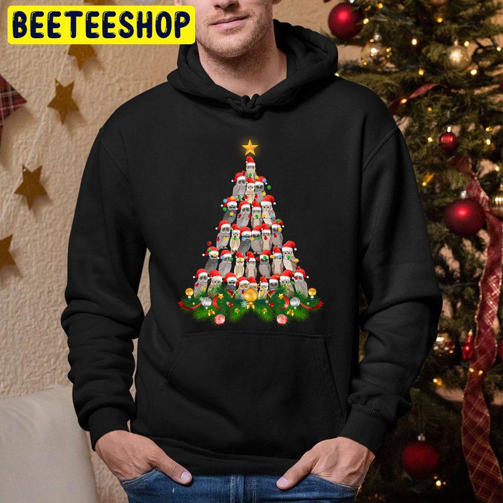 Owl Christmas Tree Merry Christmas Trending Unisex Hoodie Owl Christmas Tree Merry Christmas Trending Unisex Hoodie