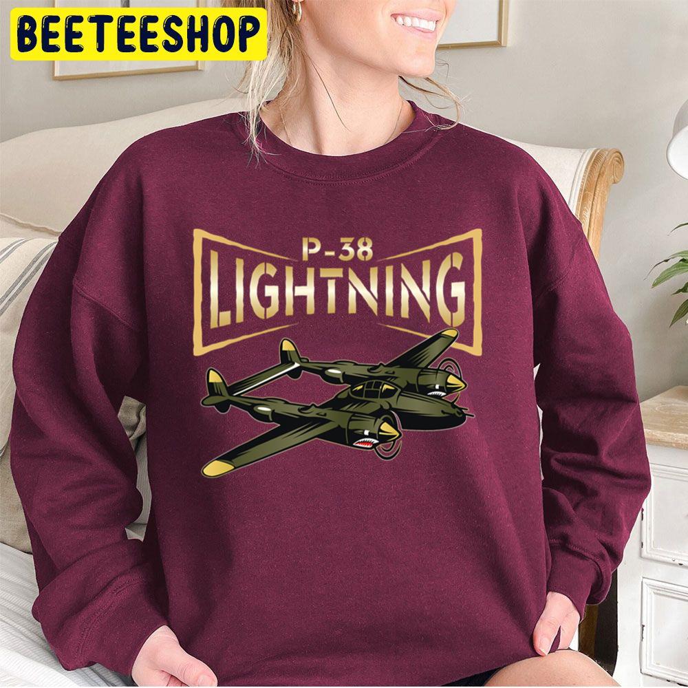 P-38 Lighting Ww2 Plane Aircraft Aviation Airplane Trending Unisex Sweatshirt P-38 Lighting Ww2 Plane Aircraft Aviation Airplane Trending Unisex Sweatshirt