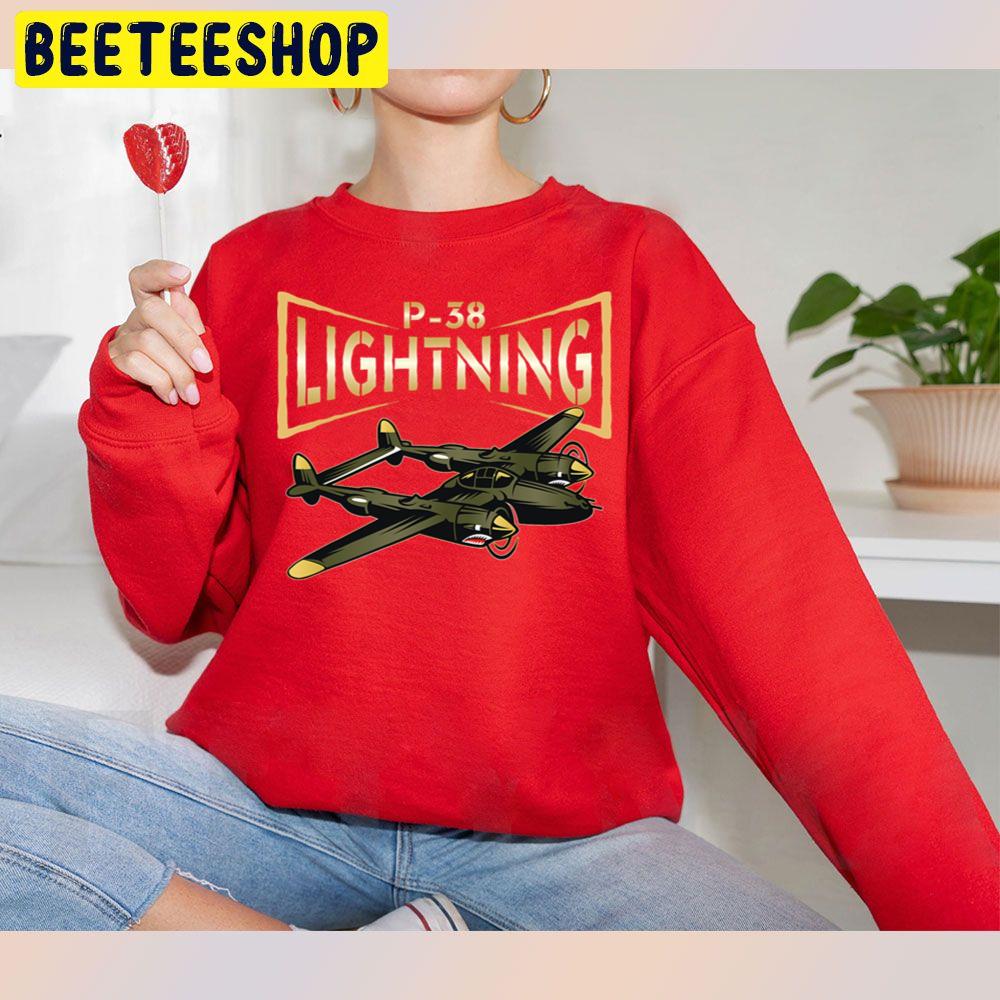 P-38 Lighting Ww2 Plane Aircraft Aviation Airplane Trending Unisex Sweatshirt P-38 Lighting Ww2 Plane Aircraft Aviation Airplane Trending Unisex Sweatshirt