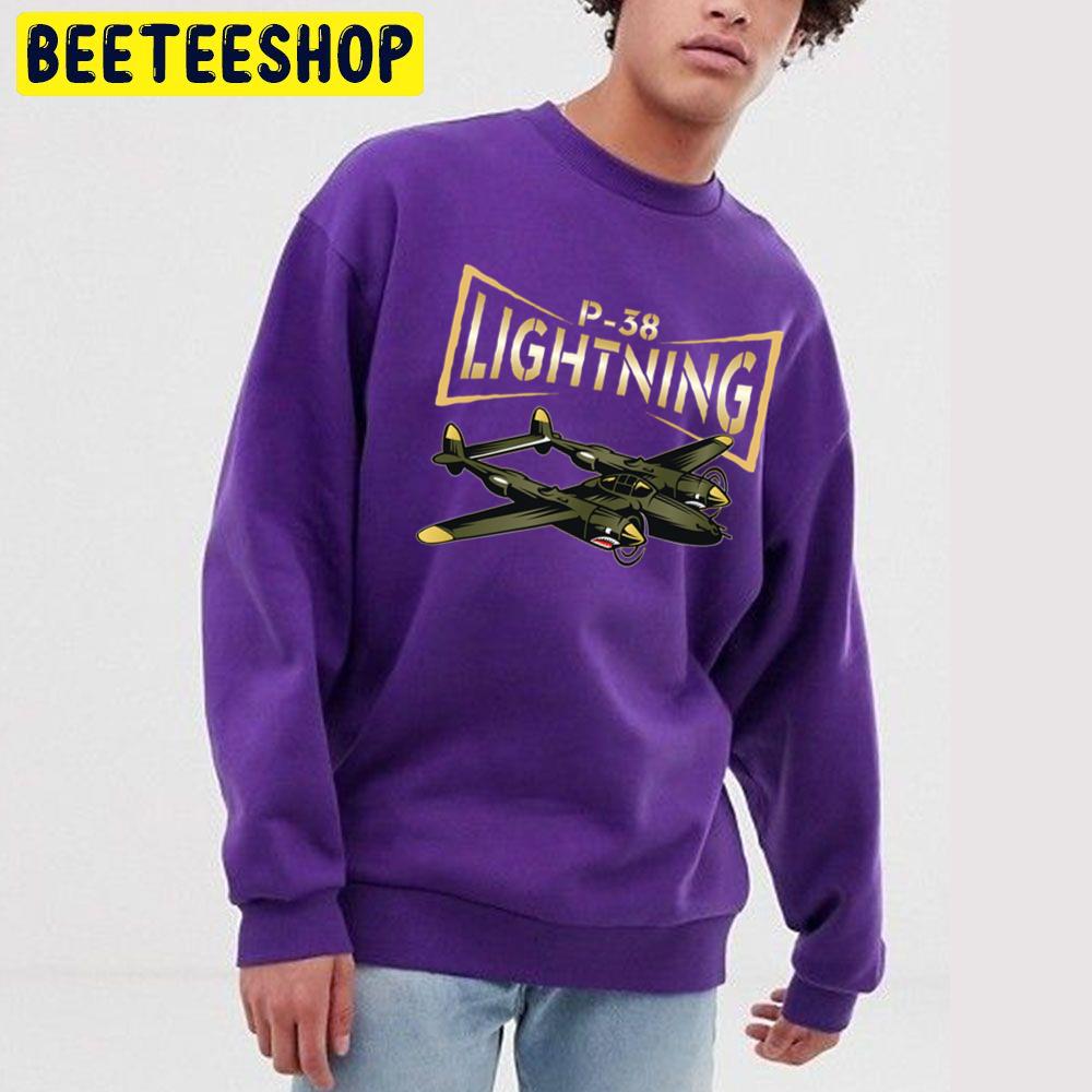 P-38 Lighting Ww2 Plane Aircraft Aviation Airplane Trending Unisex Sweatshirt P-38 Lighting Ww2 Plane Aircraft Aviation Airplane Trending Unisex Sweatshirt