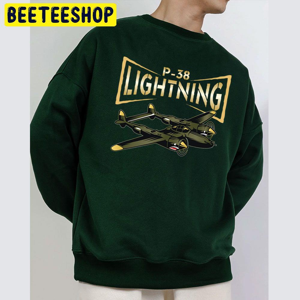 P-38 Lighting Ww2 Plane Aircraft Aviation Airplane Trending Unisex Sweatshirt P-38 Lighting Ww2 Plane Aircraft Aviation Airplane Trending Unisex Sweatshirt
