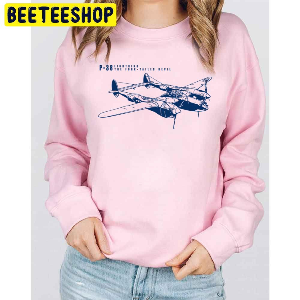 P-38 Lightning The Fork Tailed Devil Trending Unisex Sweatshirt P-38 Lightning The Fork Tailed Devil Trending Unisex Sweatshirt