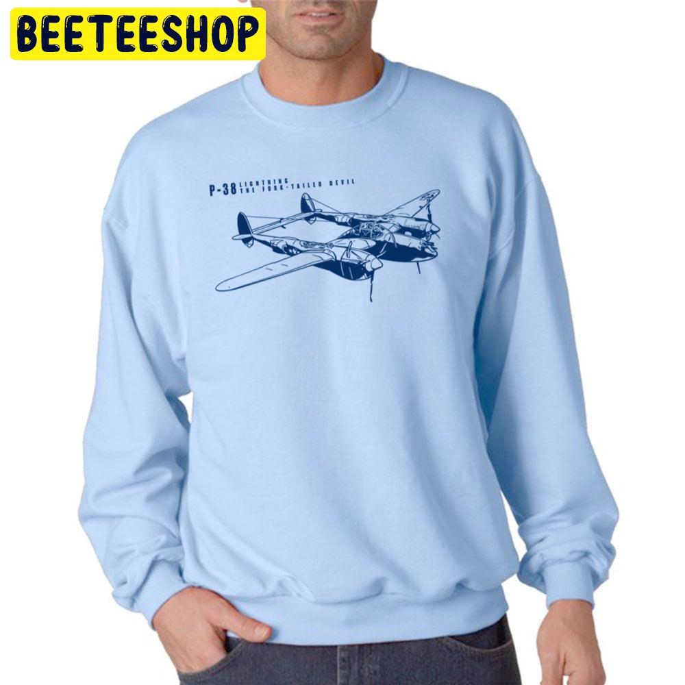P-38 Lightning The Fork Tailed Devil Trending Unisex Sweatshirt P-38 Lightning The Fork Tailed Devil Trending Unisex Sweatshirt