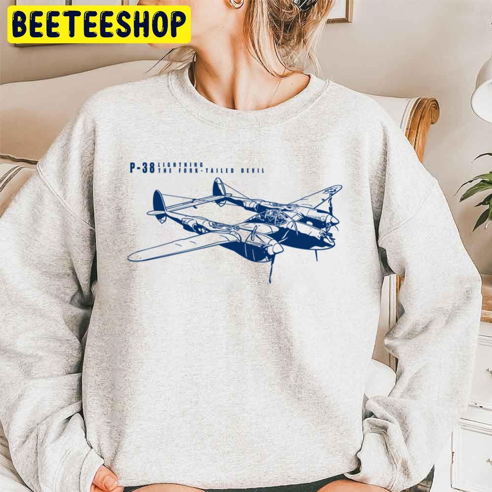 P-38 Lightning The Fork Tailed Devil Trending Unisex Sweatshirt P-38 Lightning The Fork Tailed Devil Trending Unisex Sweatshirt