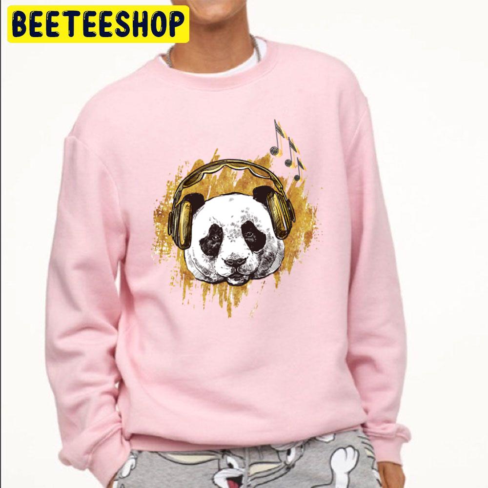 Panda Music Art Trending Unisex Sweatshirt Panda Music Art Trending Unisex Sweatshirt