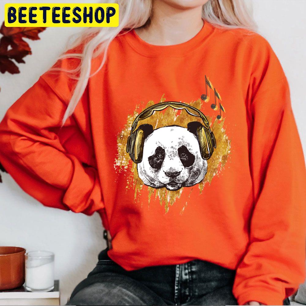 Panda Music Art Trending Unisex Sweatshirt Panda Music Art Trending Unisex Sweatshirt