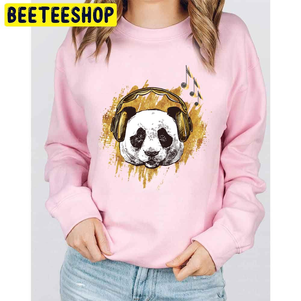 Panda Music Art Trending Unisex Sweatshirt Panda Music Art Trending Unisex Sweatshirt